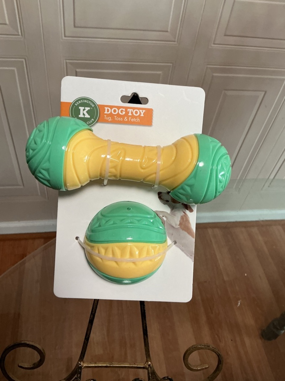 Kensington Multicolor Set Of Spike Ball & Bone  With Loud Squeaker Set